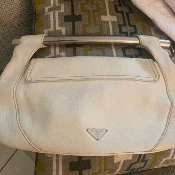 Vintage bar handle Prada clutch - Picture 3 of 4